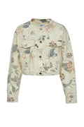 JEANSOWA KURTKA FLORAL